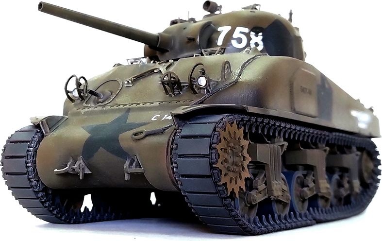 Zdjęcie U.S. Medium Tank M4 Composite Sherman Late "Cognac" 1:35 Asuka 35-052