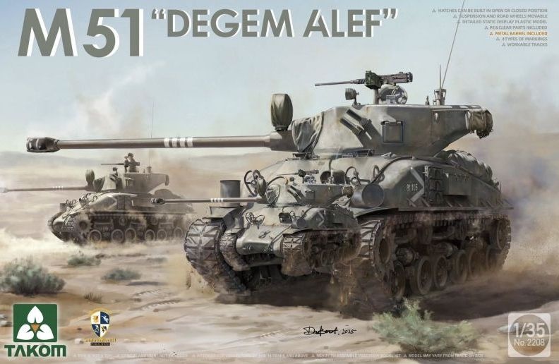 Zdjęcie M51 "Degem Alef" 1:35 Takom 2208