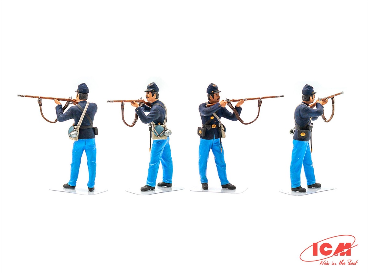 Zdjęcie American Civil War Union Infantry 1:35 ICM 35020