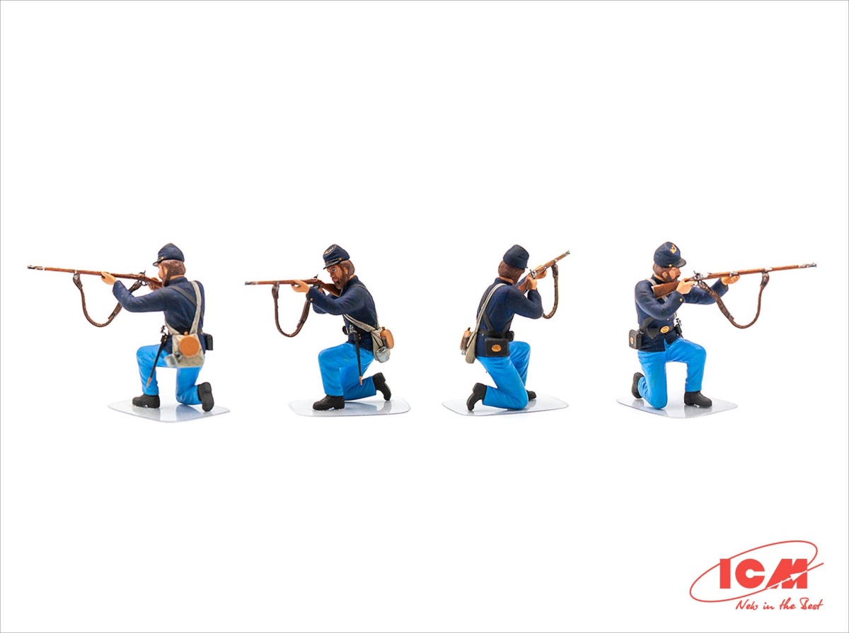 Zdjęcie American Civil War Union Infantry 1:35 ICM 35020