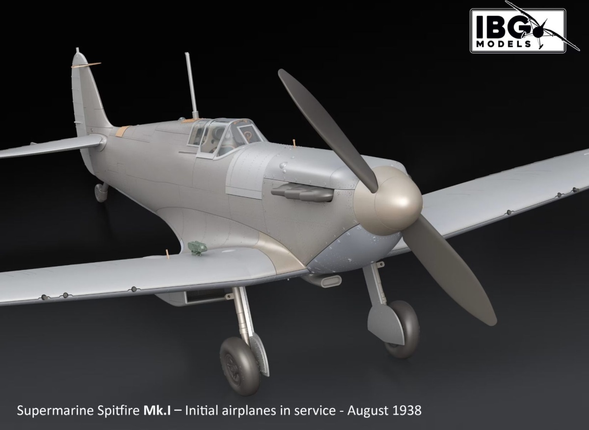 Zdjęcie Supermarine Spitfire Mk.I Early - Beginning of the Saga 1:72 IBG 72580