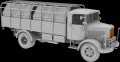 Zdjęcie Włoski samochód ciężarowy Autocannone 3Ro i transporter amunicji (2 w 1) 1:72 IBG 72095