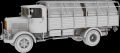 Zdjęcie Włoski samochód ciężarowy Autocannone 3Ro i transporter amunicji (2 w 1) 1:72 IBG 72095