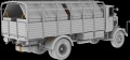 Zdjęcie Włoski samochód ciężarowy Autocannone 3Ro i transporter amunicji (2 w 1) 1:72 IBG 72095