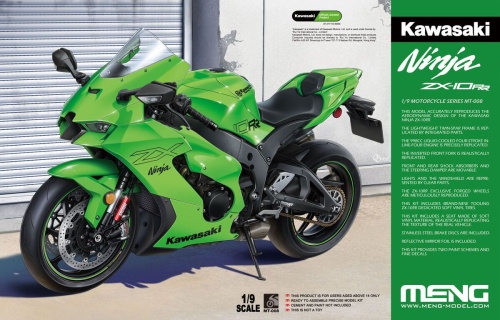 Kawasaki Ninja ZX-10RR 1:9 Meng MT-008