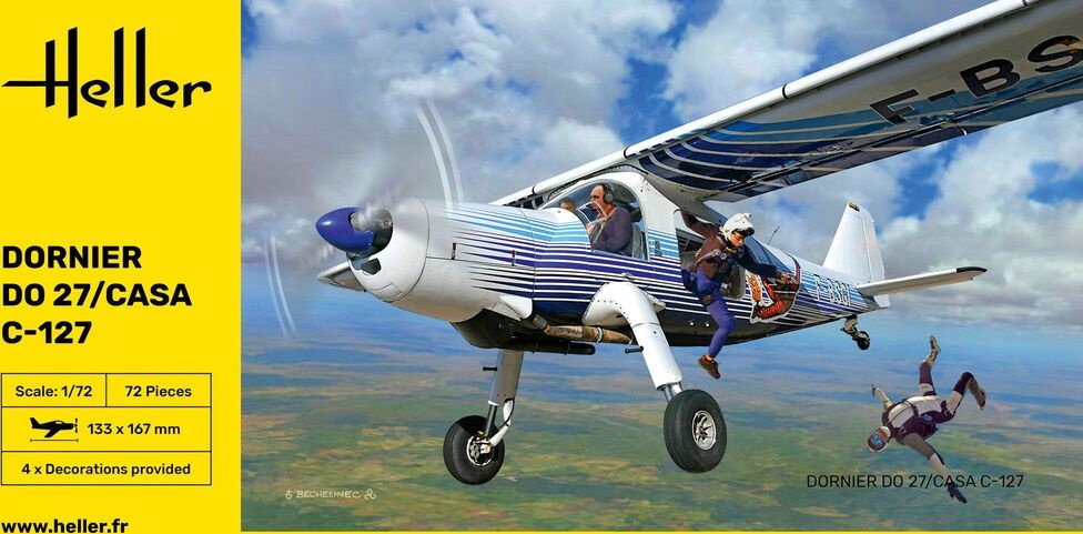 Zdjęcie Dornier Do 27/CASA C-127 1:72 Heller 30304