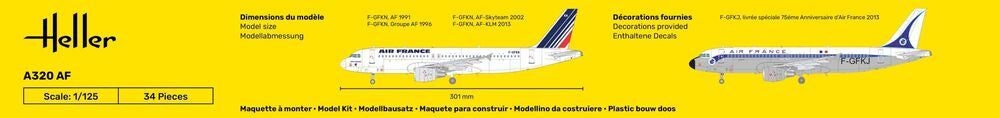 Zdjęcie Airbus A320 AF 1:125 Heller 80448