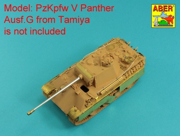 Zdjęcie Lufa 7,5 cm KwK 42 L/70 do Panther 1:48 ABER 48L43