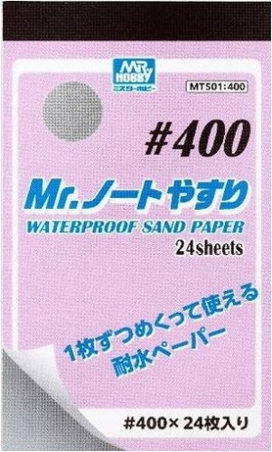 Papier ścierny wodny #400 (24 szt.) Mr.Hobby MT501