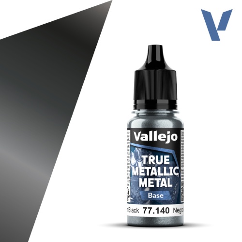 Vallejo 77.140 Obsidian Black farba 18ml