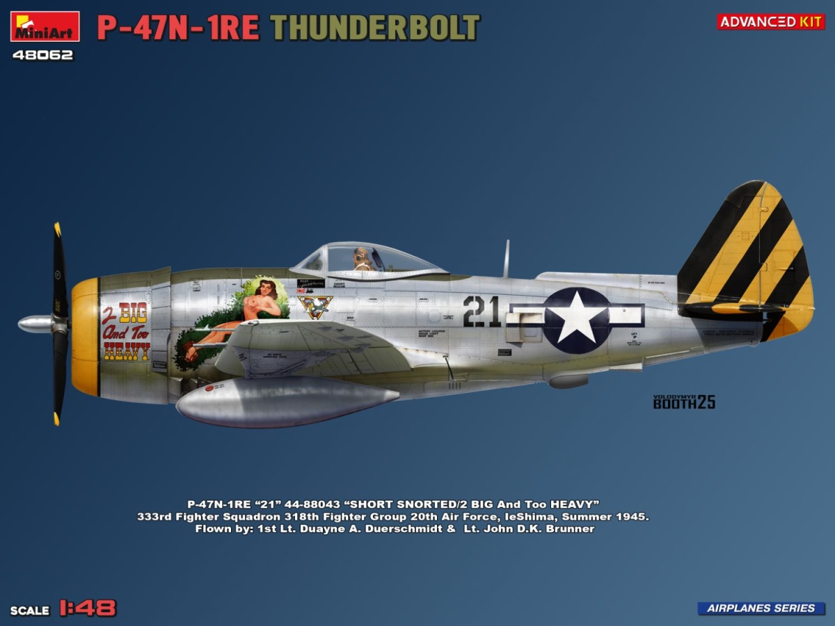 Zdjęcie P-47N-1RE Thunderbolt 1:48 MiniArt 48062