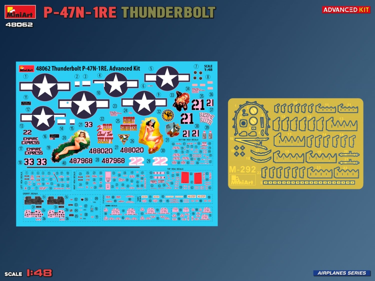 Zdjęcie P-47N-1RE Thunderbolt 1:48 MiniArt 48062
