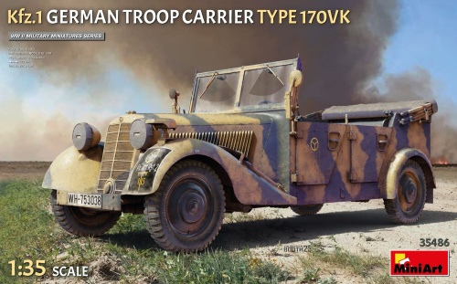 Kfz.1 German Troop Carrier Type 170VK 1:35 MiniArt 35486