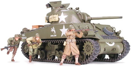 M4A3 Sherman 75mm Gun (Late Production, US) 1:35 Tamiya 35250