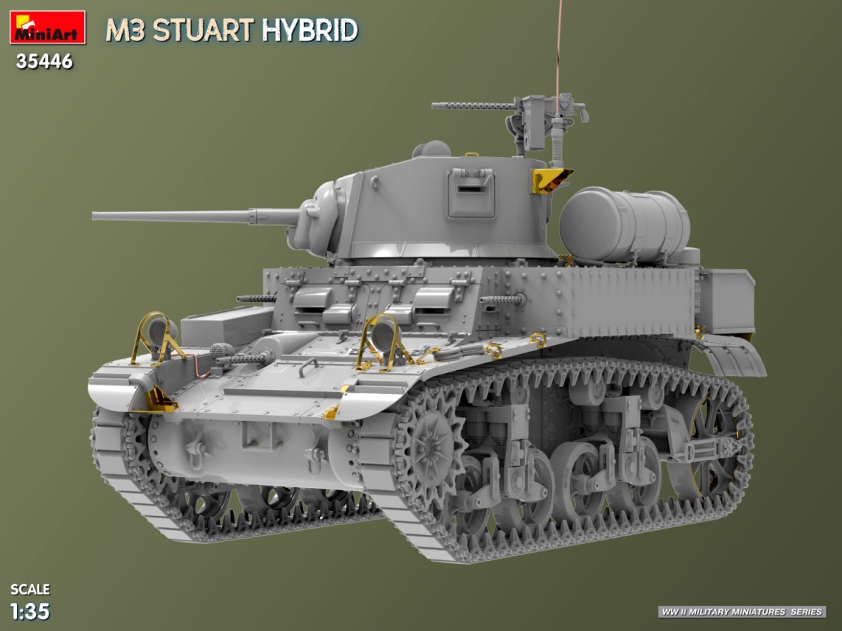 Zdjęcie M3 Stuart Hybrid 1:35 MiniArt 35446