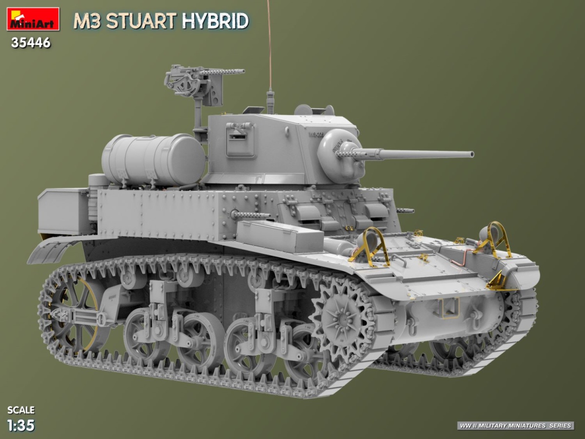 Zdjęcie M3 Stuart Hybrid 1:35 MiniArt 35446