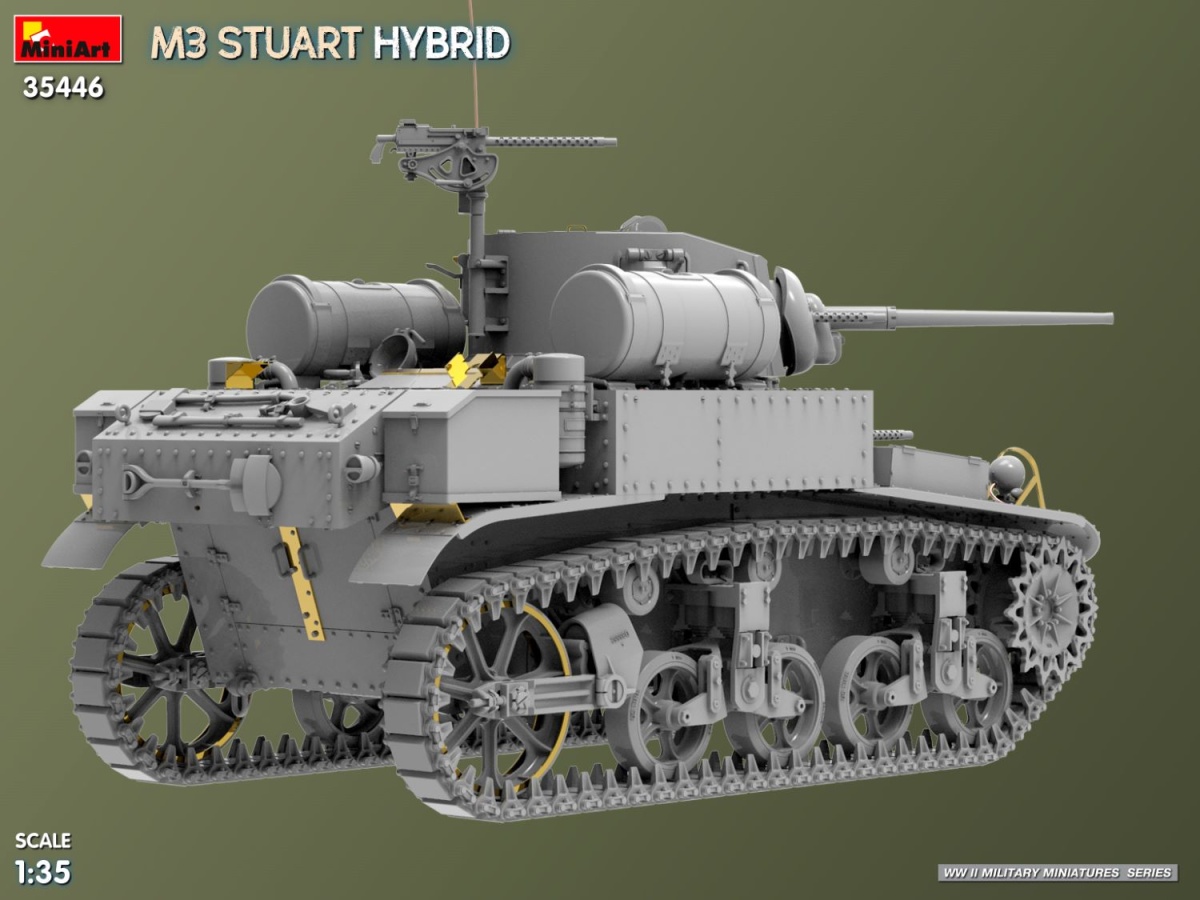 Zdjęcie M3 Stuart Hybrid 1:35 MiniArt 35446