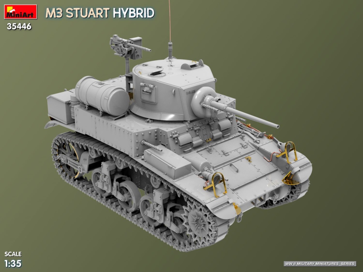 Zdjęcie M3 Stuart Hybrid 1:35 MiniArt 35446