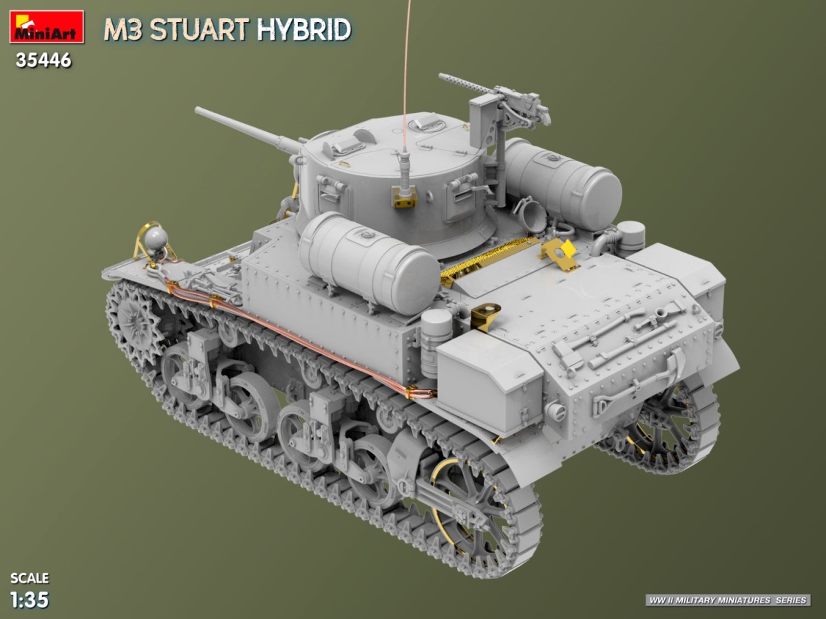 Zdjęcie M3 Stuart Hybrid 1:35 MiniArt 35446
