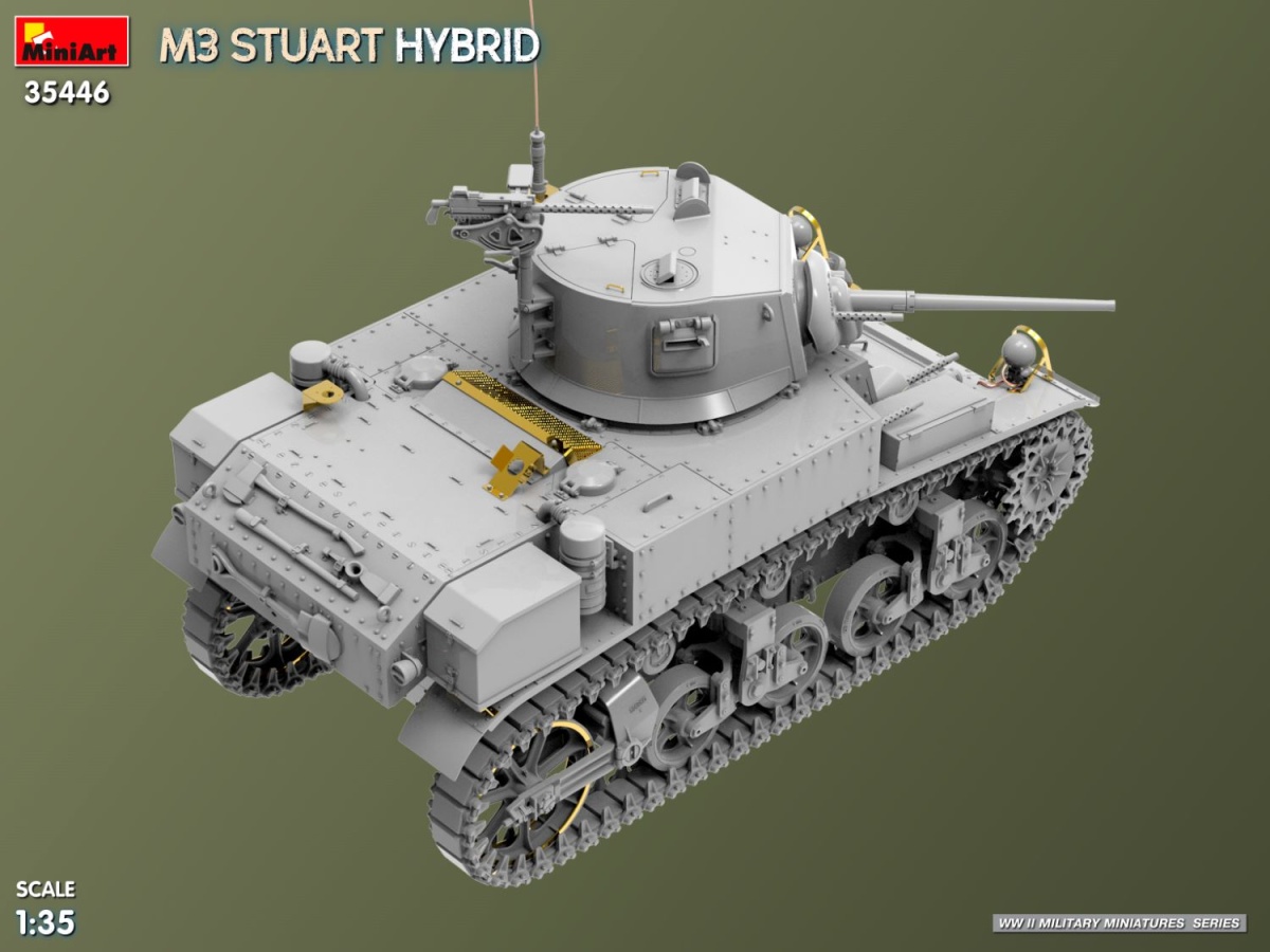 Zdjęcie M3 Stuart Hybrid 1:35 MiniArt 35446