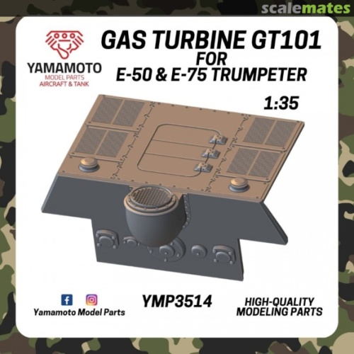 Turbina gazowa GT101 do E-50 & E-75 Trumpeter 1:35 Yamamoto Model Parts YMP3514