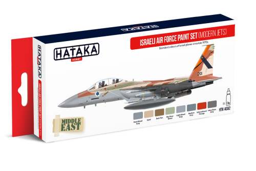 Zestaw farb Israeli Air Force Paint Set (Modern Jets) 8x17ml Hataka AS62