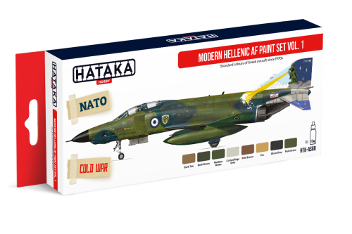 Zestaw farb Modern Hellenic AF Paint Set Vol. 1 8x17ml Hataka HTK-AS68