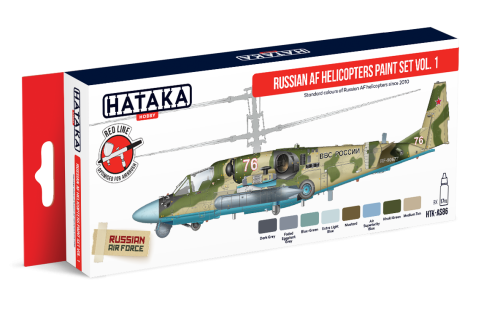 Zestaw farb Russian AF Helicopters vol. 1 8x17ml Hataka HTK-AS86