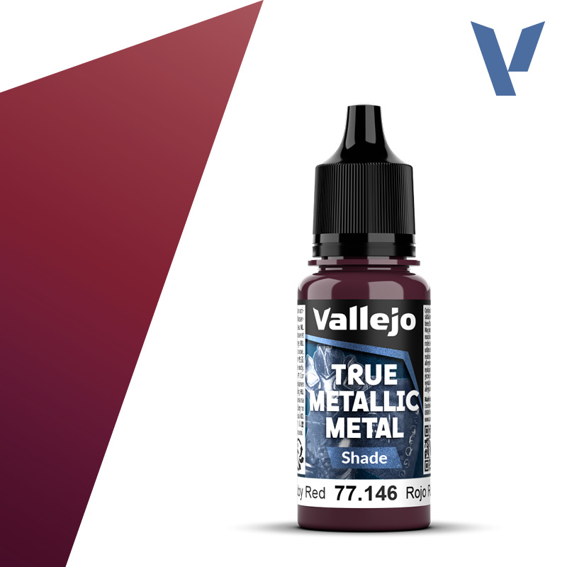 Zdjęcie Vallejo 77146 Ruby Red Shade farba 18ml 77146
