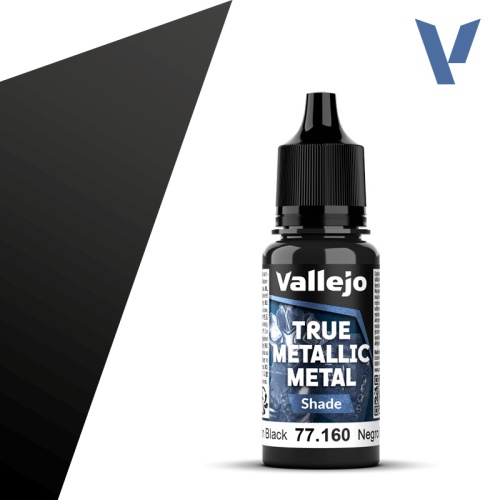 Vallejo 77160 Obsidian Black farba 18ml 77160