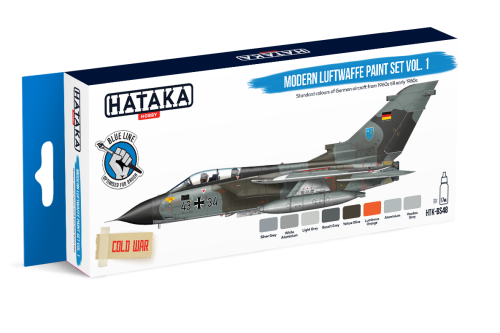 Zestaw farb Modern Luftwaffe Paint Set Vol. 1 8x17ml Hataka BS48