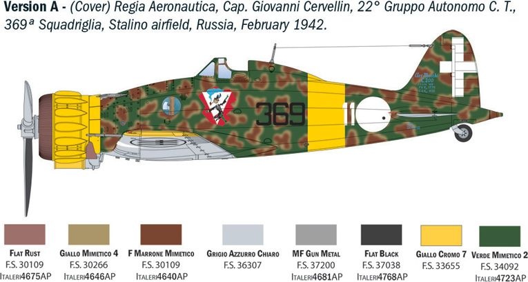 Zdjęcie Macchi MC.200 Saetta 1:32 Italeri 2516