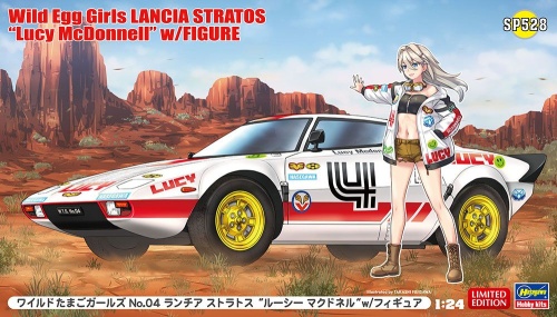 Lancia Stratos "Lucy McDonnell" z figurką 1:24 Hasegawa SP528