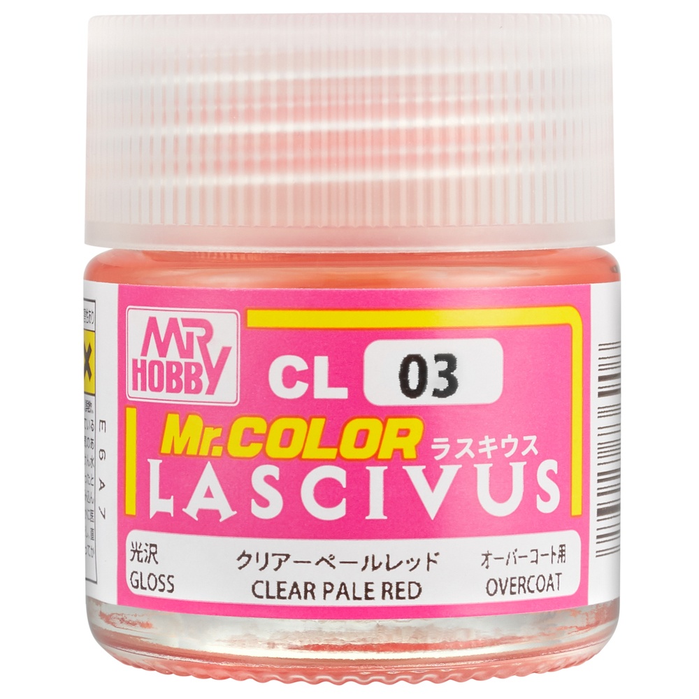 Zdjęcie Mr.Hobby CL03 Pale Clear Red farba 10ml CL03