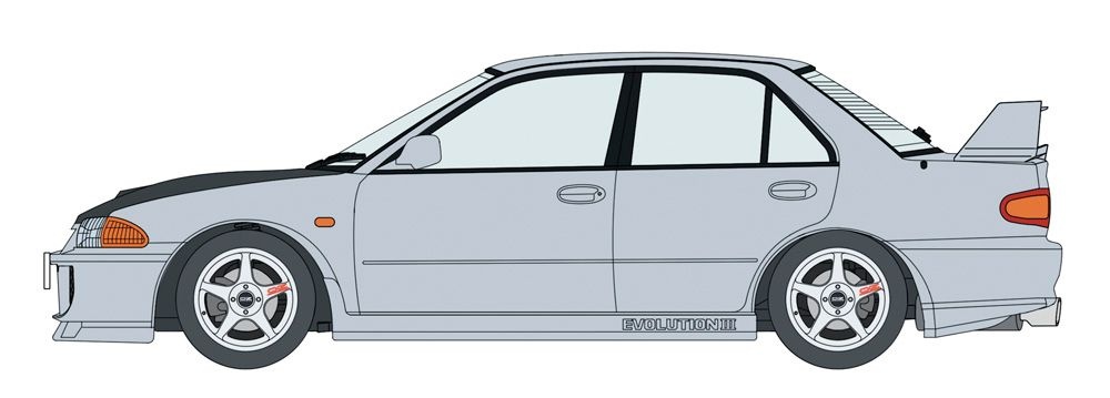 Zdjęcie Mitsubishi Lancer GSR Evolution III "Low Down Version" 1:24 Hasegawa 20782