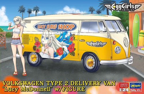Volkswagen Type 2 Delivery Van "Lucy McDonnell" z figurką 1:24 Hasegawa SP658