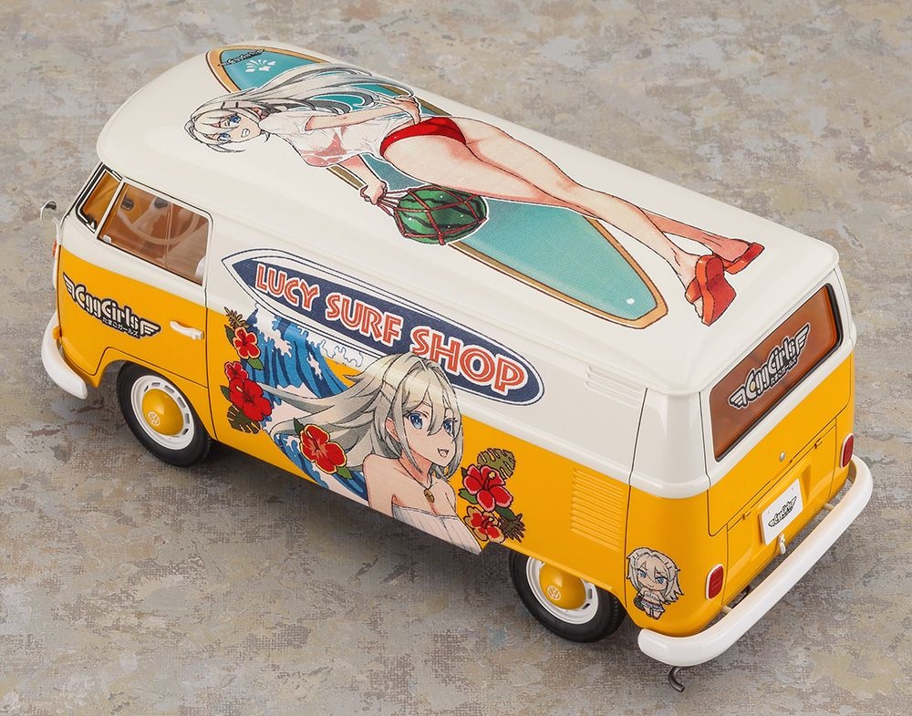 Zdjęcie Volkswagen Type 2 Delivery Van "Lucy McDonnell" z figurką 1:24 Hasegawa SP658