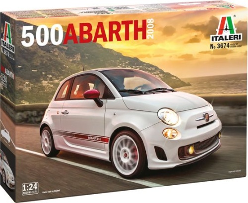 Abarth 500 2008 1:24 Italeri 3674