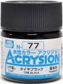 Zdjęcie Mr. Hobby N077 Tire Black farba 10ml N077