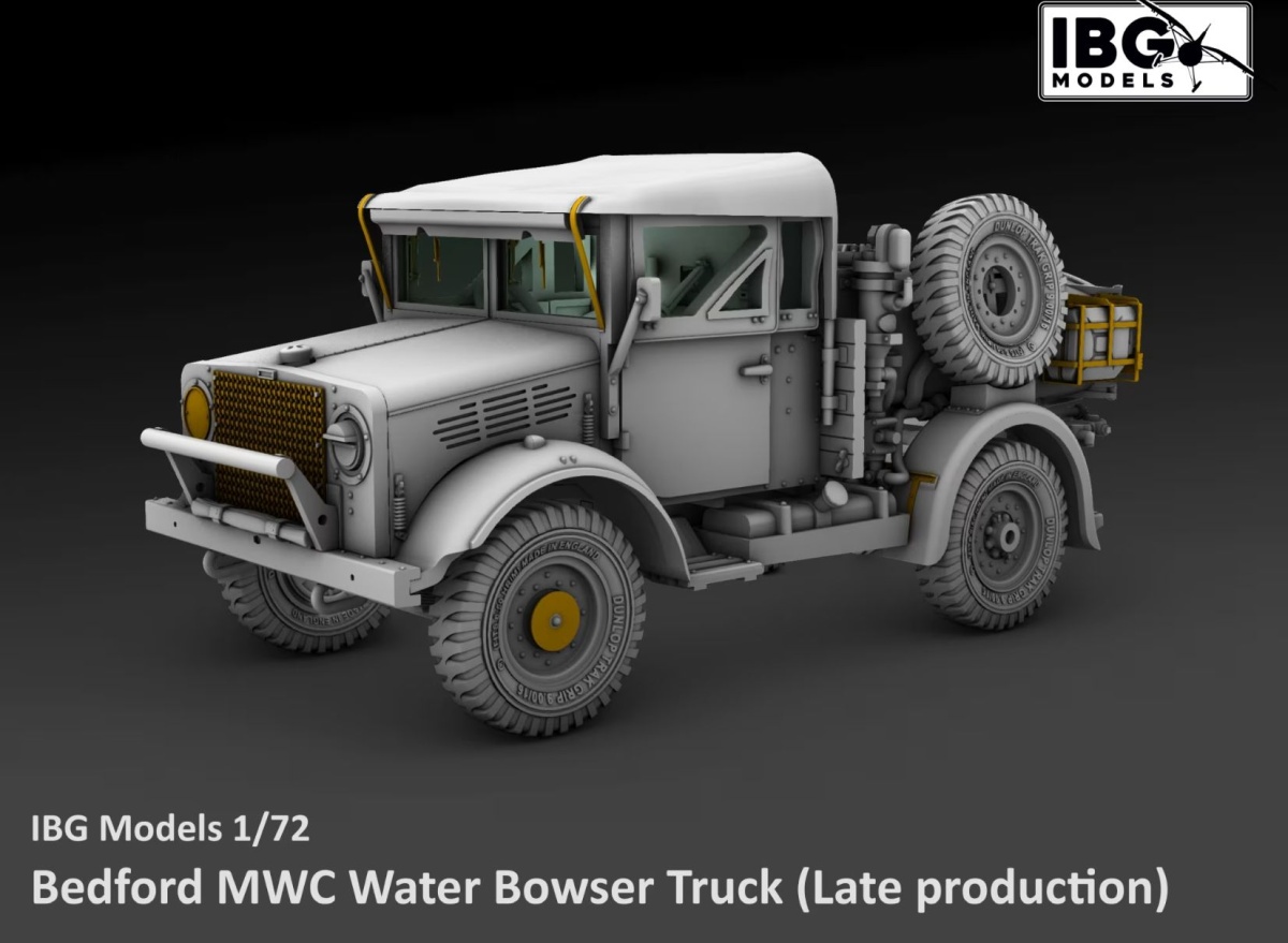 Zdjęcie Bedford MWC Water Bowser Truck (Late Production) 1:72 IBG 72164