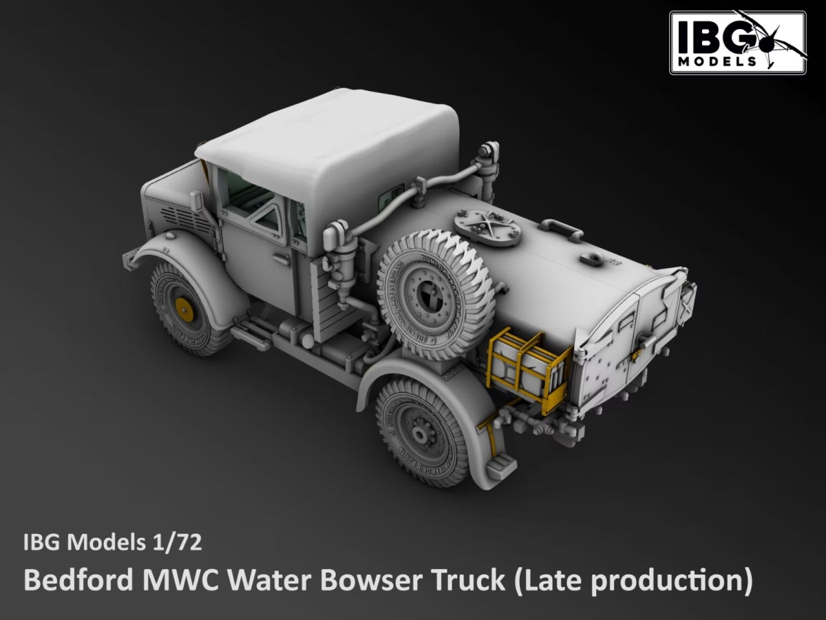 Zdjęcie Bedford MWC Water Bowser Truck (Late Production) 1:72 IBG 72164