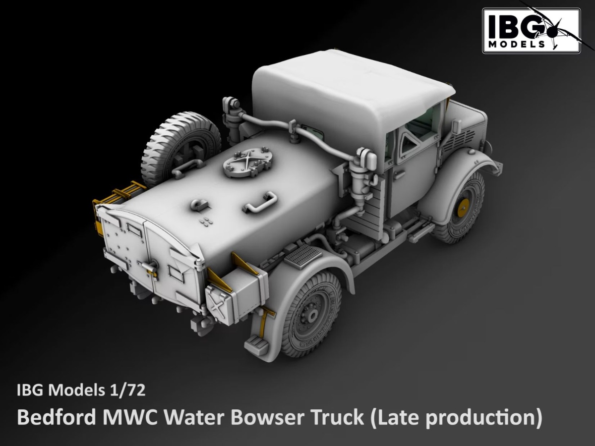 Zdjęcie Bedford MWC Water Bowser Truck (Late Production) 1:72 IBG 72164