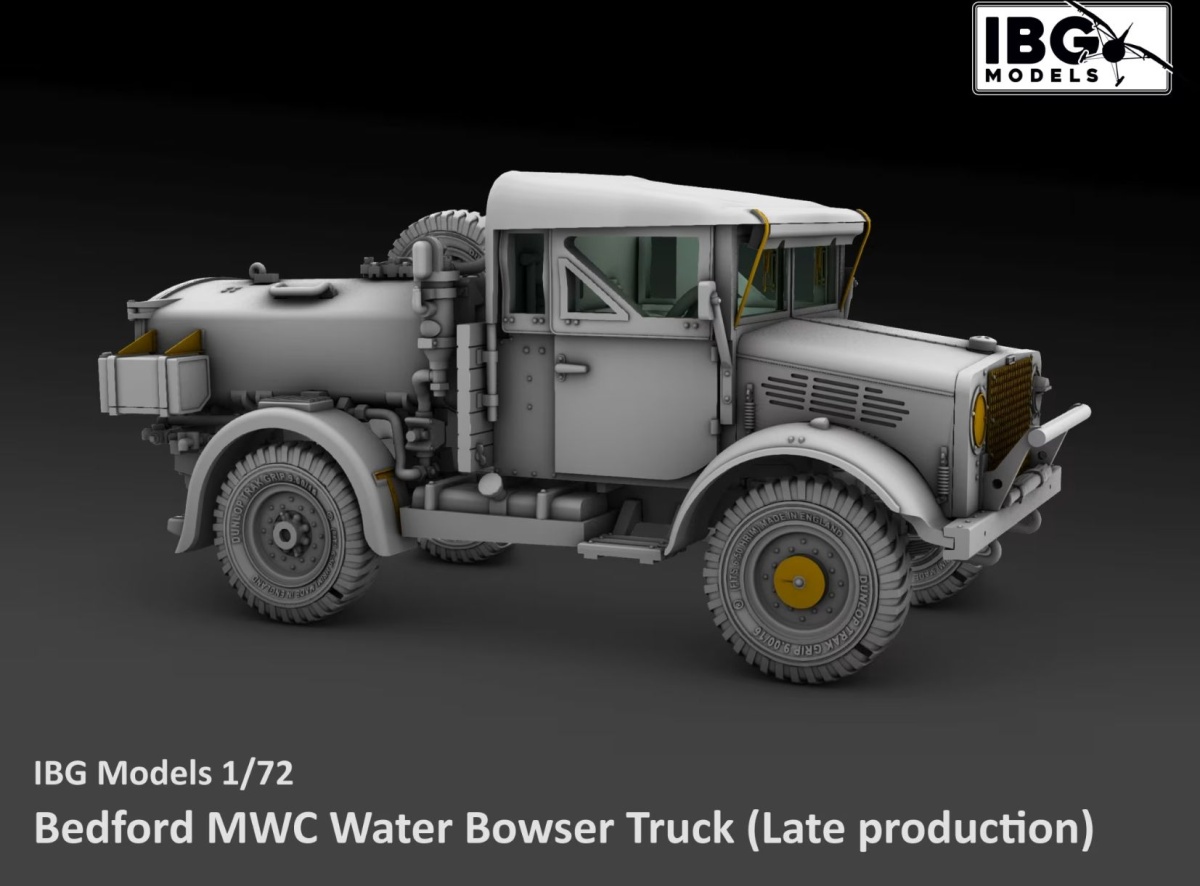 Zdjęcie Bedford MWC Water Bowser Truck (Late Production) 1:72 IBG 72164