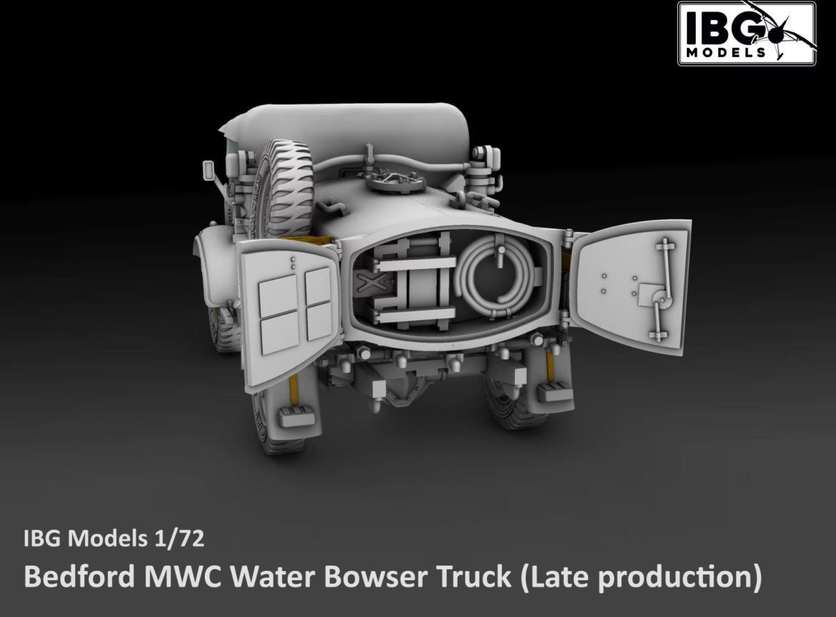 Zdjęcie Bedford MWC Water Bowser Truck (Late Production) 1:72 IBG 72164