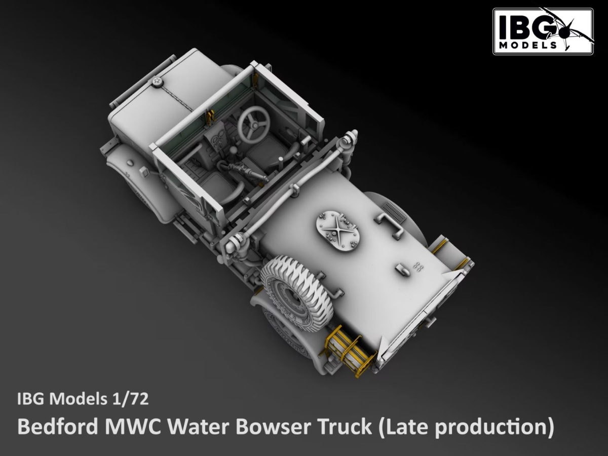 Zdjęcie Bedford MWC Water Bowser Truck (Late Production) 1:72 IBG 72164