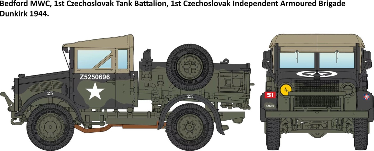 Zdjęcie Bedford MWC Water Bowser Truck (Late Production) 1:72 IBG 72164