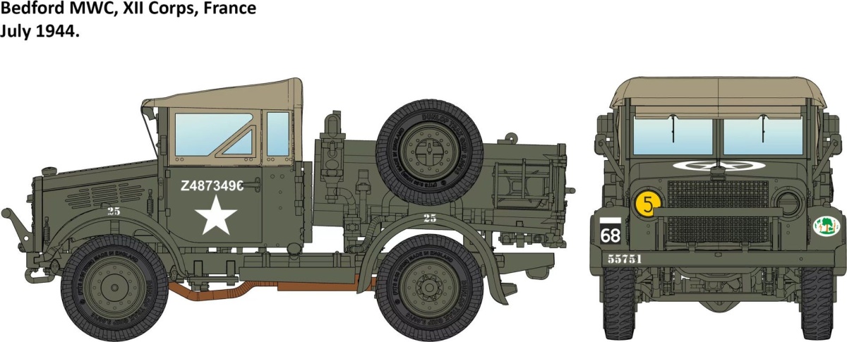 Zdjęcie Bedford MWC Water Bowser Truck (Late Production) 1:72 IBG 72164