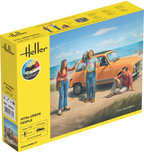 1970s Urban People 1:24 Heller 58757
