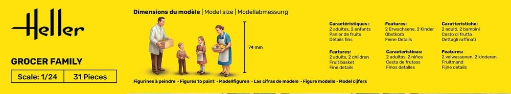 Zdjęcie Rodzina sprzedawców 1:24 Heller 82758