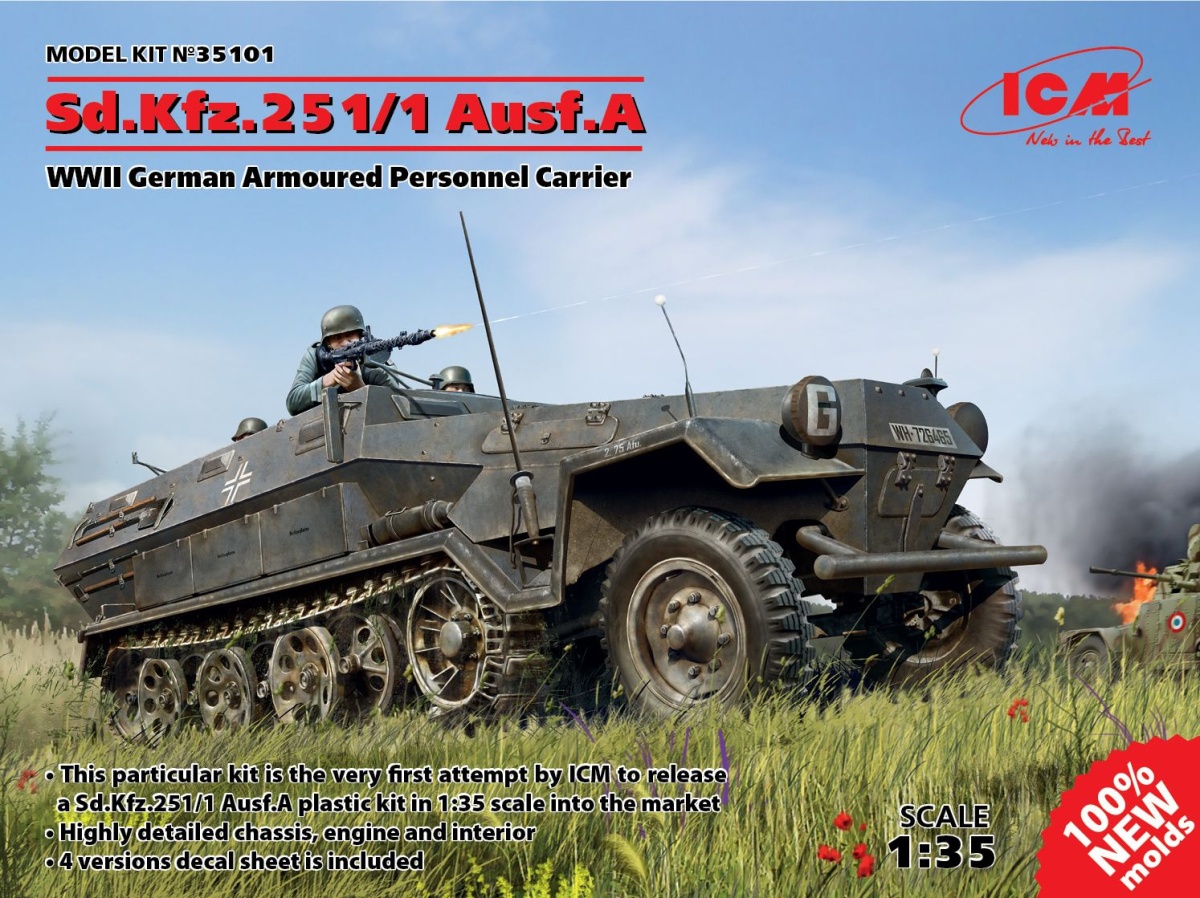 Zdjęcie Sd.Kfz.251/1 Ausf.A 1:35 ICM 35101